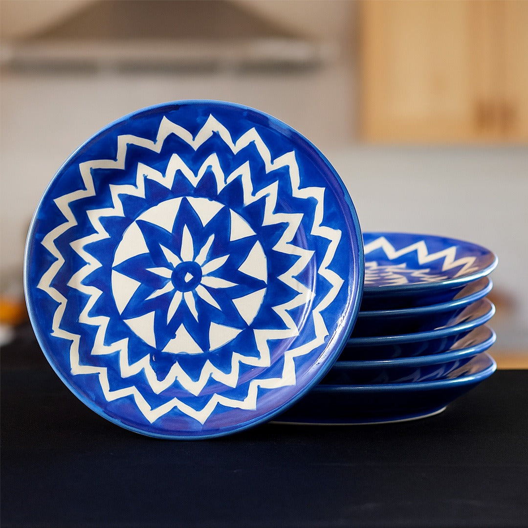 Chevron Radiance Plate-6 piece
