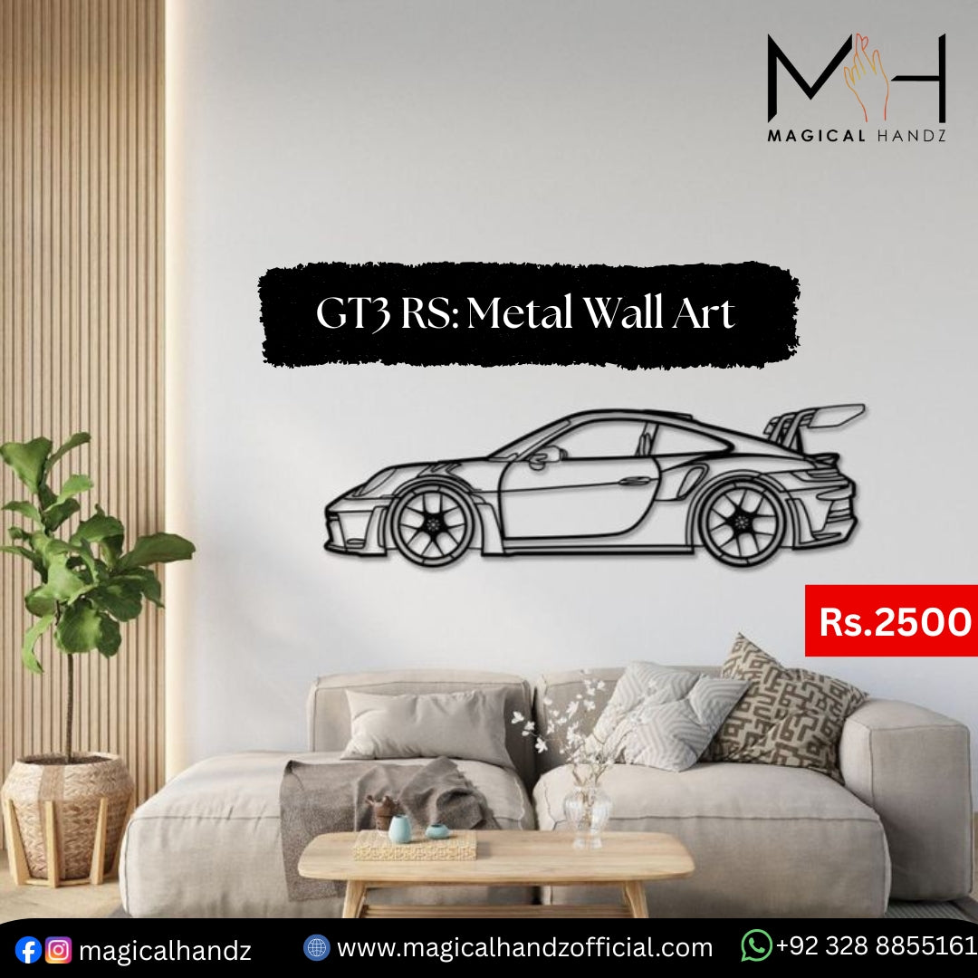 GT3 RS Metal Wall Art